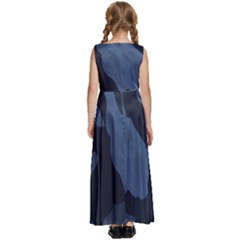 Kids  Satin Sleeveless Maxi Dress 