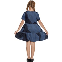 Kids  Short Sleeve Tiered Mini Dress 