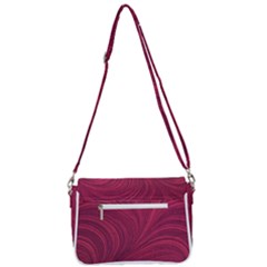 Shoulder Bag with Back Zipper 