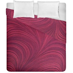 Purple Fabric Texture, Fabric Backgrounds With Lines Duvet Cover Double Side (California King Size) from ArtsNow.com