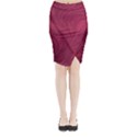 Midi Wrap Pencil Skirt 