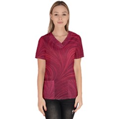 Women s V-Neck Scrub Top 