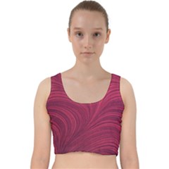 Velvet Racer Back Crop Top 