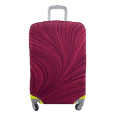 Purple Fabric Texture, Fabric Backgrounds With Lines Luggage Cover (Small) from ArtsNow.com