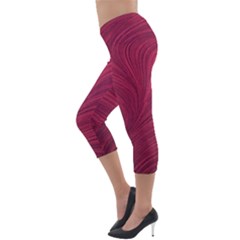 Lightweight Velour Capri Leggings  