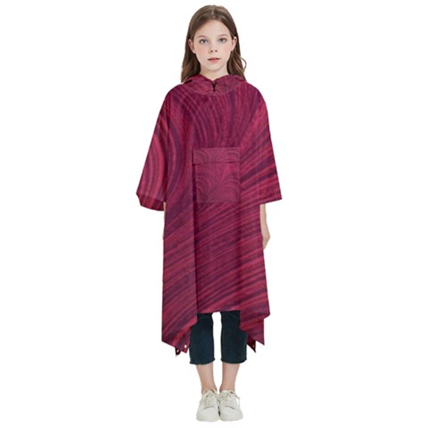 Purple Fabric Texture, Fabric Backgrounds With Lines Kids  Hooded Rain Ponchos from ArtsNow.com