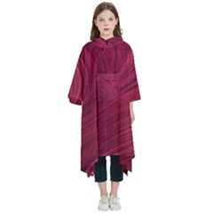 Purple Fabric Texture, Fabric Backgrounds With Lines Kids  Hooded Rain Ponchos from ArtsNow.com