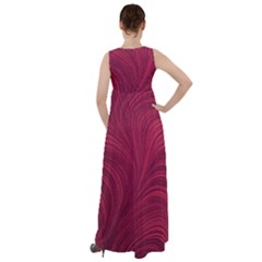 Empire Waist Velour Maxi Dress 