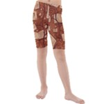 Retro Education Texture, Creative Education Background Kids  Mid Length Swim Shorts