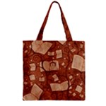 Retro Education Texture, Creative Education Background Zipper Grocery Tote Bag