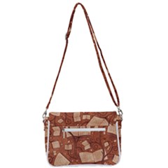 Shoulder Bag with Back Zipper 