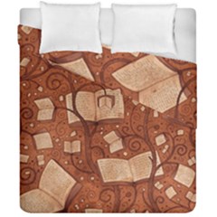 Retro Education Texture, Creative Education Background Duvet Cover Double Side (California King Size) from ArtsNow.com