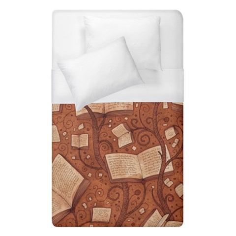 Retro Education Texture, Creative Education Background Duvet Cover (Single Size) from ArtsNow.com