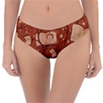 Retro Education Texture, Creative Education Background Reversible Classic Bikini Bottoms