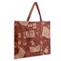 Zipper Large Tote Bag 