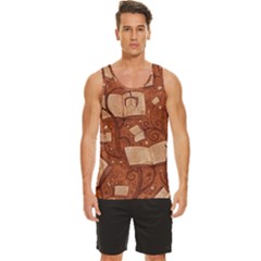 Men s Wide Collar Tank Top 