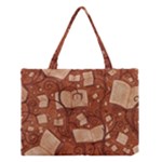 Retro Education Texture, Creative Education Background Medium Tote Bag