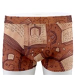 Retro Education Texture, Creative Education Background Men s Boxer Briefs