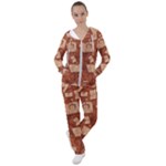 Retro Education Texture, Creative Education Background Women s Tracksuit