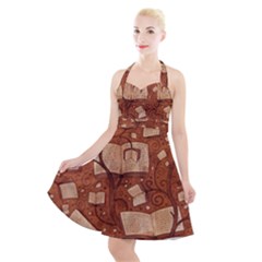 Halter Party Swing Dress  