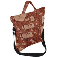 Fold Over Handle Tote Bag 