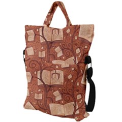 Fold Over Handle Tote Bag 