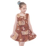 Retro Education Texture, Creative Education Background Kids  Summer Dress