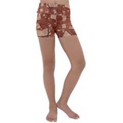 Kids  Lightweight Velour Yoga Shorts 