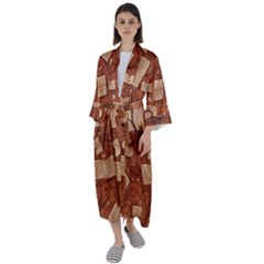 Maxi Satin Kimono 