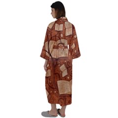 Maxi Satin Kimono 