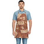 Retro Education Texture, Creative Education Background Kitchen Apron