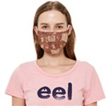 Retro Education Texture, Creative Education Background Cloth Face Mask (Adult)