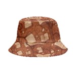 Retro Education Texture, Creative Education Background Inside Out Bucket Hat