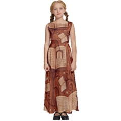 Kids  Satin Sleeveless Maxi Dress 