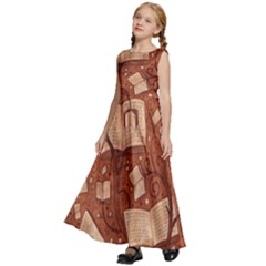 Kids  Satin Sleeveless Maxi Dress 