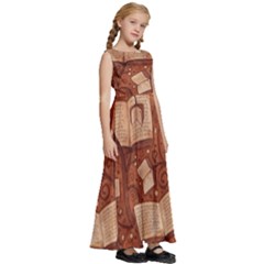 Kids  Satin Sleeveless Maxi Dress 