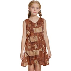 Kids  Sleeveless Tiered Mini Dress 