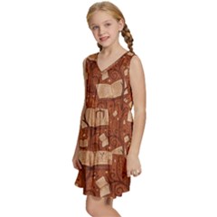 Kids  Sleeveless Tiered Mini Dress 