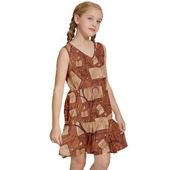 Kids  Sleeveless Tiered Mini Dress 