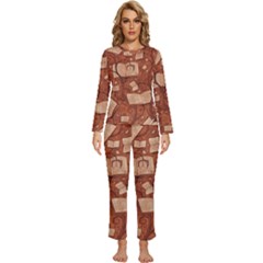 Womens  Long Sleeve Lightweight Pajamas Set 