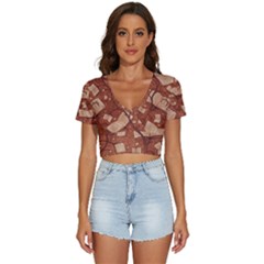 V-Neck Crop Top 