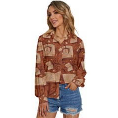 Women s Long Sleeve Button Up Shirt 