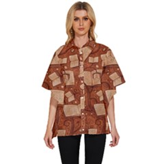 Women s Batwing Button Up Shirt 