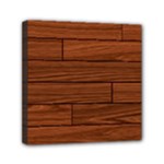 Seamless Wooden Planks Brown Wooden Background Mini Canvas 6  x 6  (Stretched)