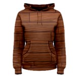 Seamless Wooden Planks Brown Wooden Background Women s Pullover Hoodie