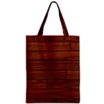 Seamless Wooden Planks Brown Wooden Background Zipper Classic Tote Bag