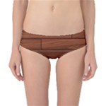 Seamless Wooden Planks Brown Wooden Background Classic Bikini Bottoms