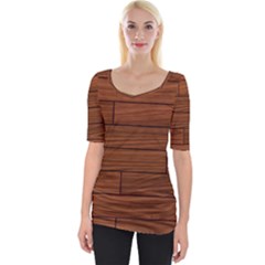 Wide Neckline T-Shirt 