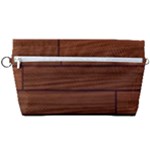 Seamless Wooden Planks Brown Wooden Background Handbag Organizer