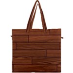 Seamless Wooden Planks Brown Wooden Background Canvas Travel Bag